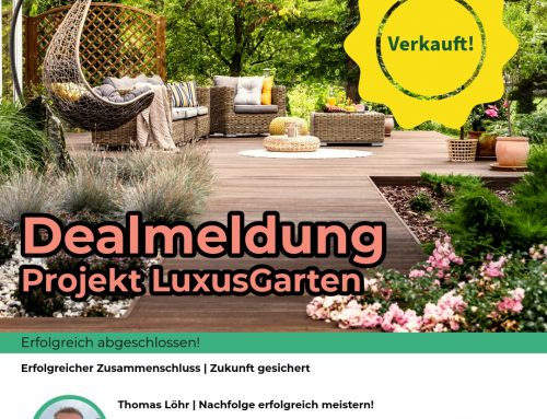 Dealmeldung: Projekt LuxusGarten
