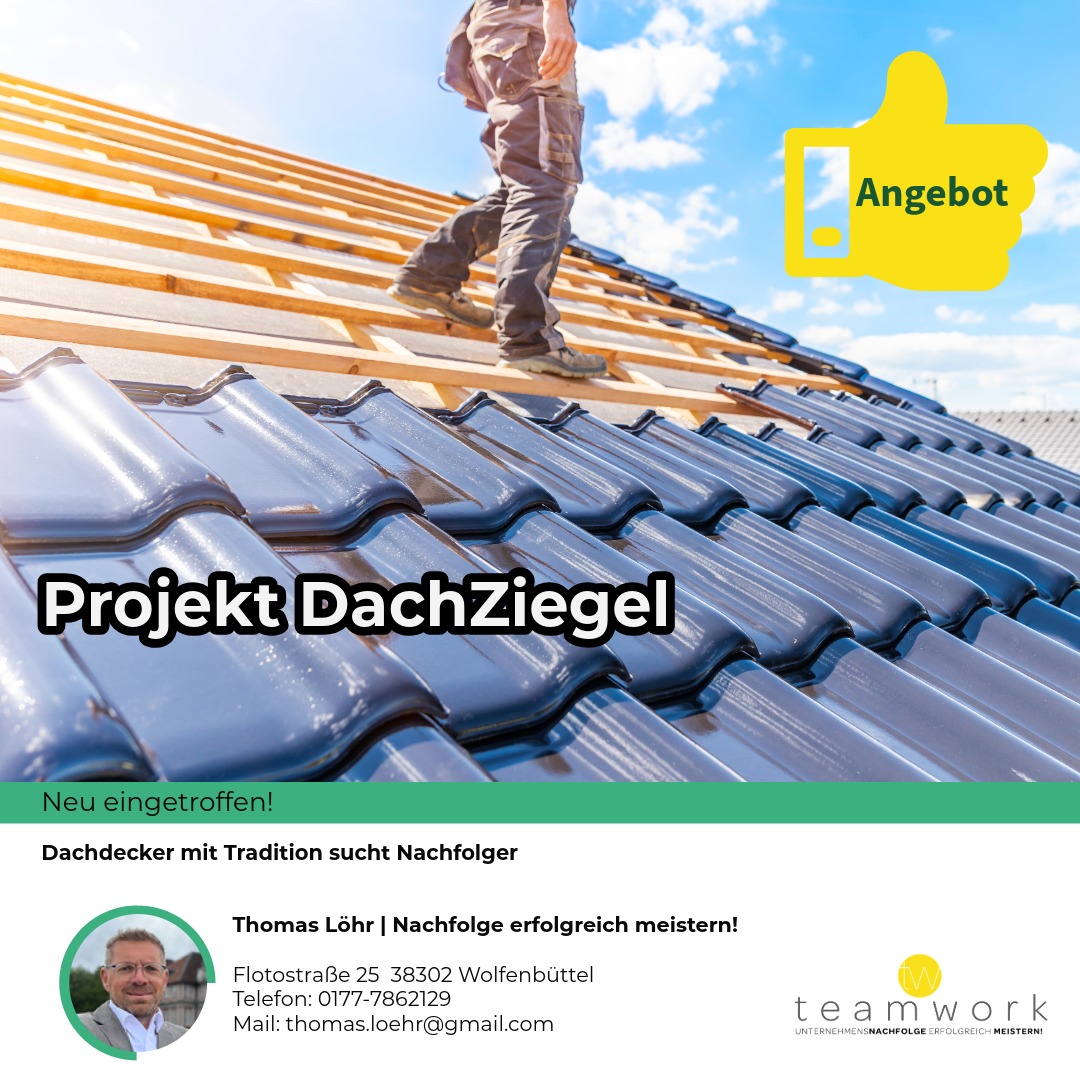 Nachfolger für traditionelle Dachdeckerei gesucht