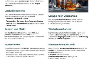 Nachfolger für etabliertes Feinkost- und Whiskygeschäft gesucht.